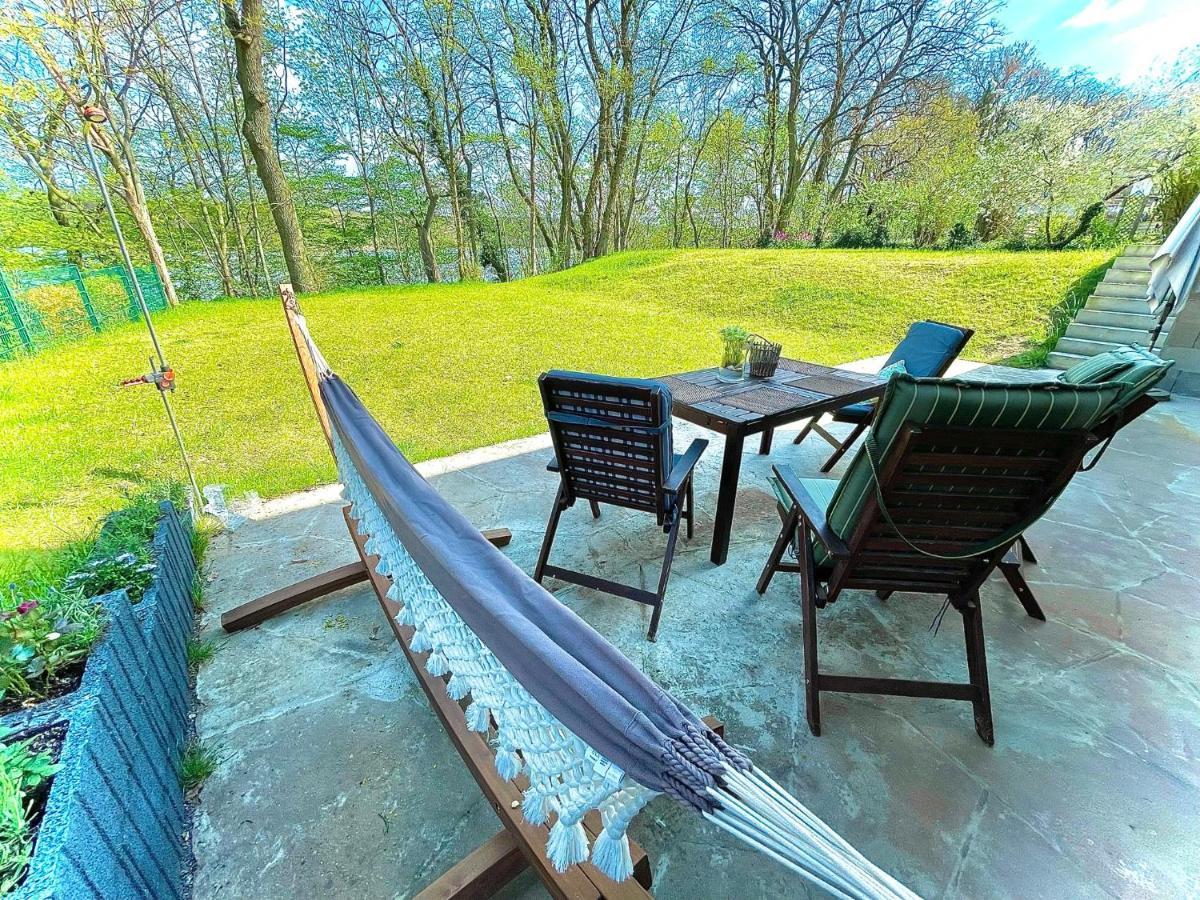100M2 Fewo Im Haus Am See Mit Garten Bei Potsdam Schwielowsee Zewnętrze zdjęcie